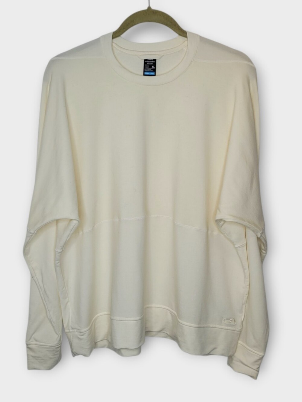 Icebreaker Merino Dolman Sleeve Shirt XL Cream